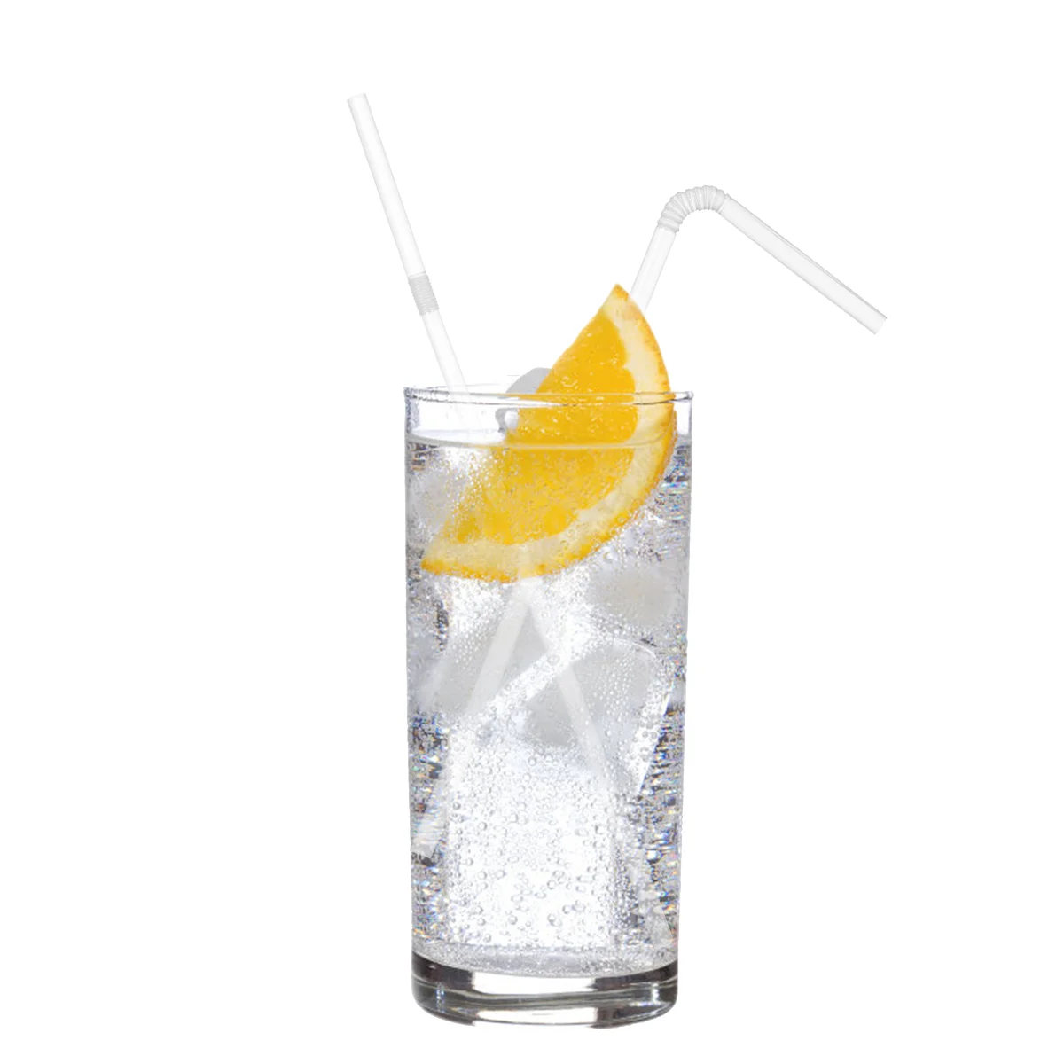 Transparent Drinking Straws Plastic Straws For Kitchenware Bar Party Beverage Cocktail Drink Flexible Disposable 100Pcs