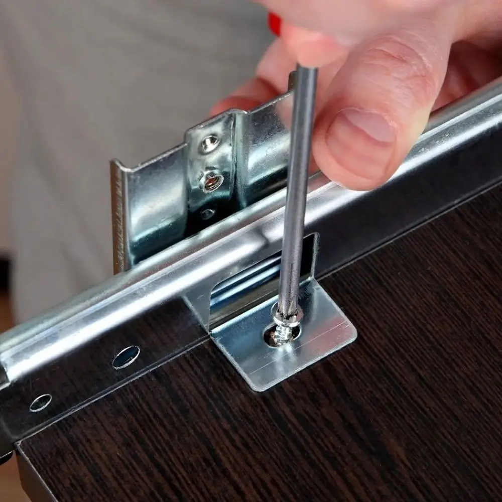Premium Ball Bearing Drawer Runners - Full Extension, Adjustable, Low-Noise Glides