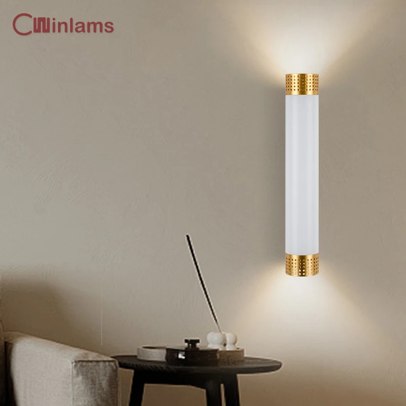 

Linear Long Wall Lamp In Hotel Living Room Bedroom Creative Scandinavian Light Luxury Modern Style Bedside Background Lighting