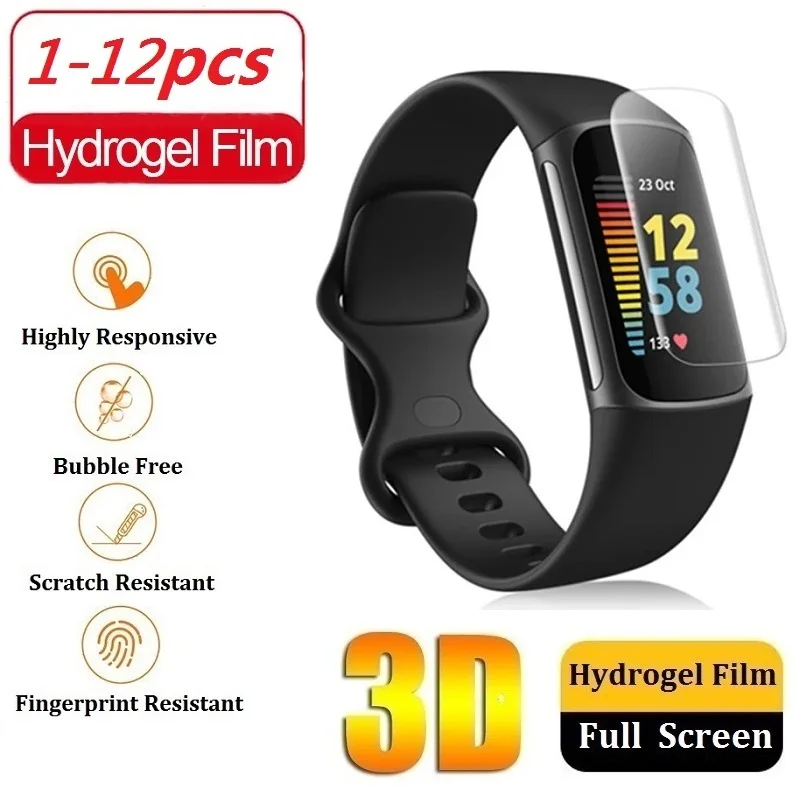 6인치 미니체인톱 하이드로겔 보호 필름, Fitbit Charge 6 5 4 3 2 스크린 보호대 호환 가능 6인치 미니체인톱 하이드로겔 보호 필름, Fitbit Charge 6 5 4 3 2 스크린 보호대 호환 가능