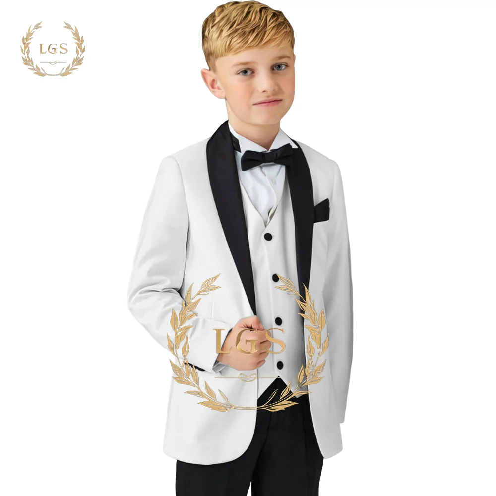 boys-3-piece-white-suit-set-black-green-jacket-vest-black-pants-suitable-for-weddings-parties-and-special-occasions