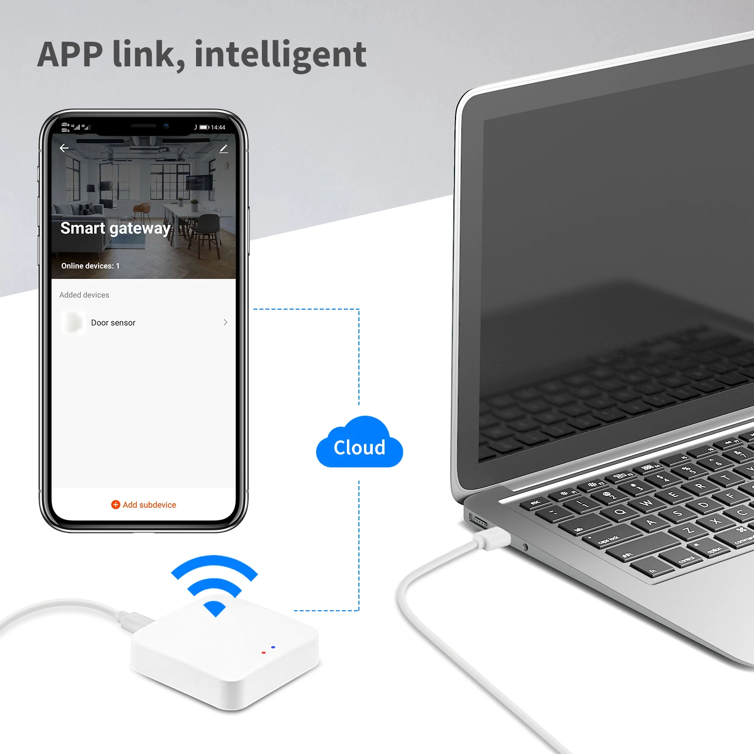 ZigBee Gateway Tuya Smart Gateway Hub for Alexa Google Home