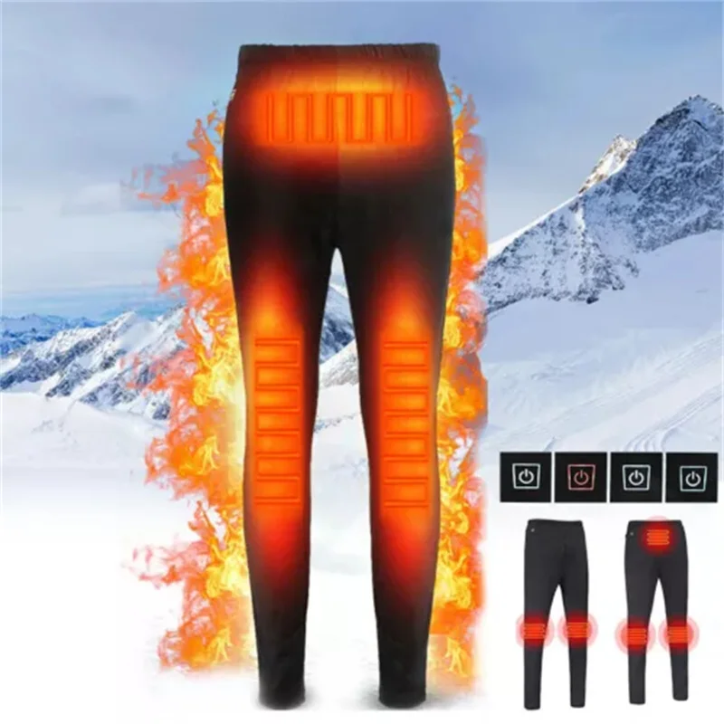 M-4XL Snowboarding Jackets Heating Fleece Lined Thermal Jacket Motorcycle Jacket Men Women Heated Suit USB Electric Thermal
