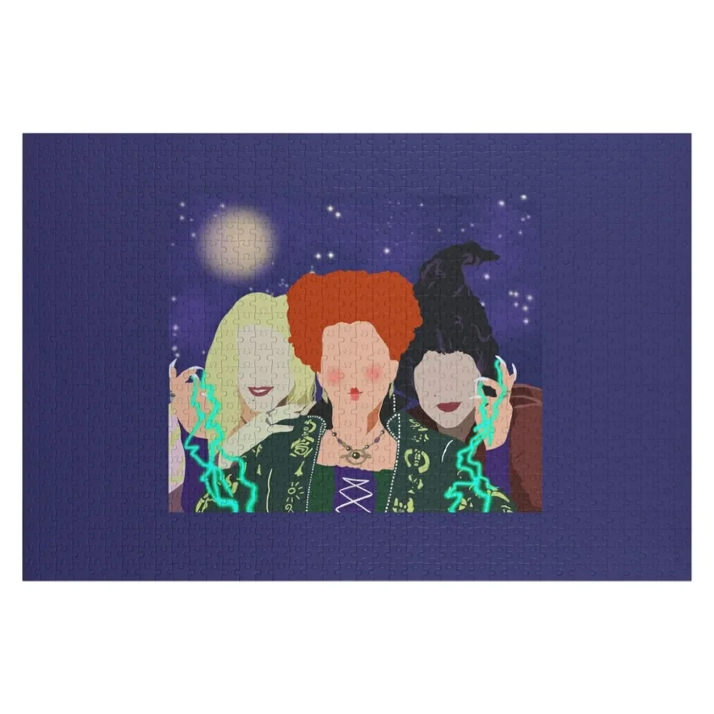 

Sanderson Sisters Jigsaw Puzzle Works Of Art Customized Picture Children Diorama Accessories Puzzle