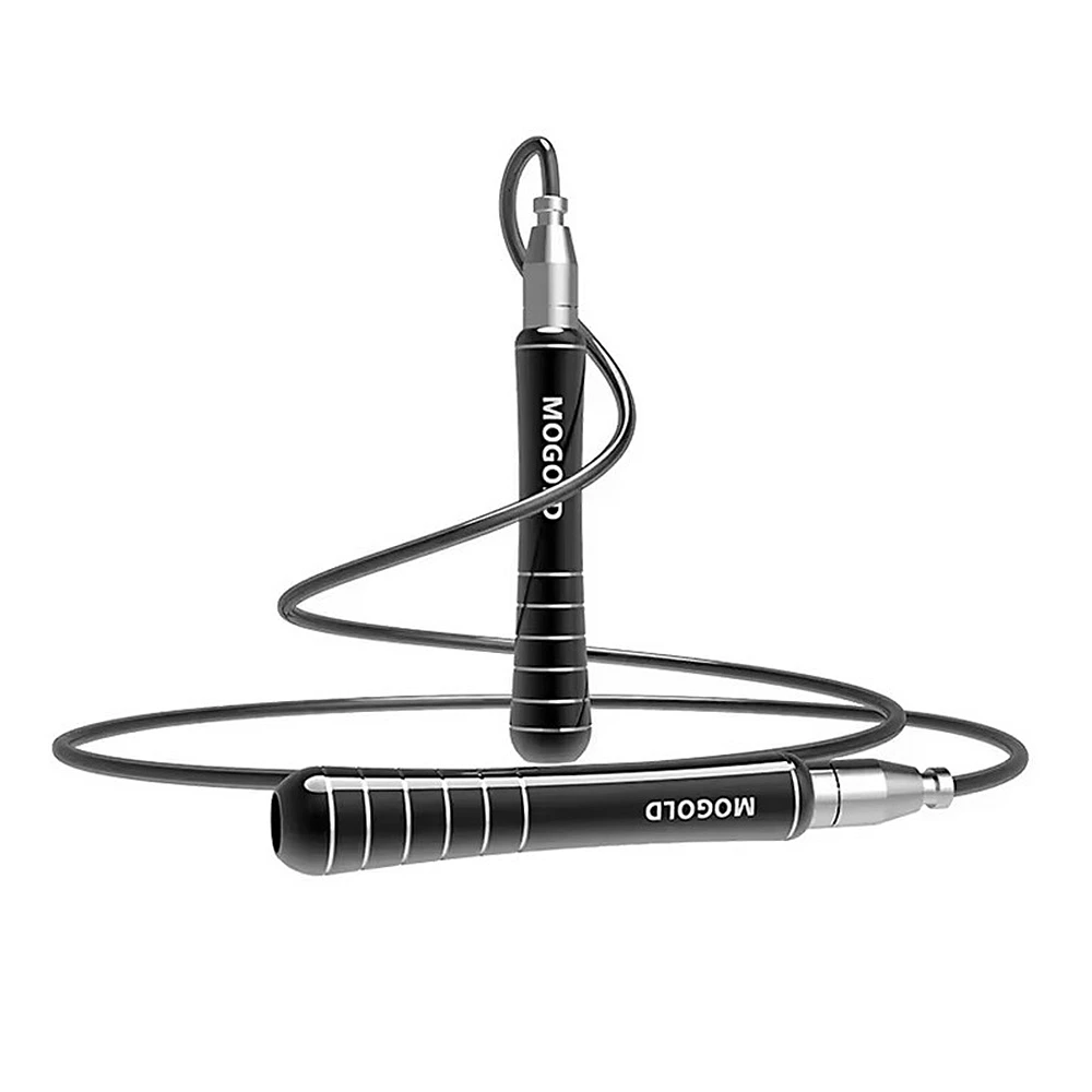 Speed Jumping Rope Professional Bearing Skipping Rope Weighted Jump Crossfit Exercise Equipment Home Gym Black Red Blue