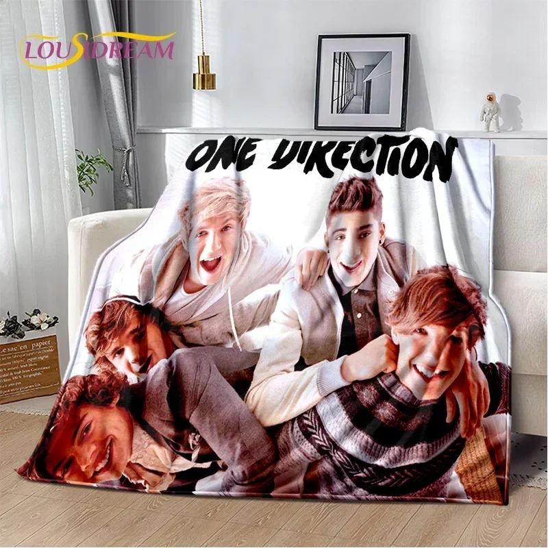 3D Rock-One Direction 1D Combinatio HD Soft Flannel Blankets,Throw Blanket Comfortable Blanket for Picnic Beds Sofa Home Bedroom 5