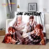 3D Rock-One Direction 1D Combinatio HD Soft Flannel Blankets,Throw Blanket Comfortable Blanket for Picnic Beds Sofa Home Bedroom 5