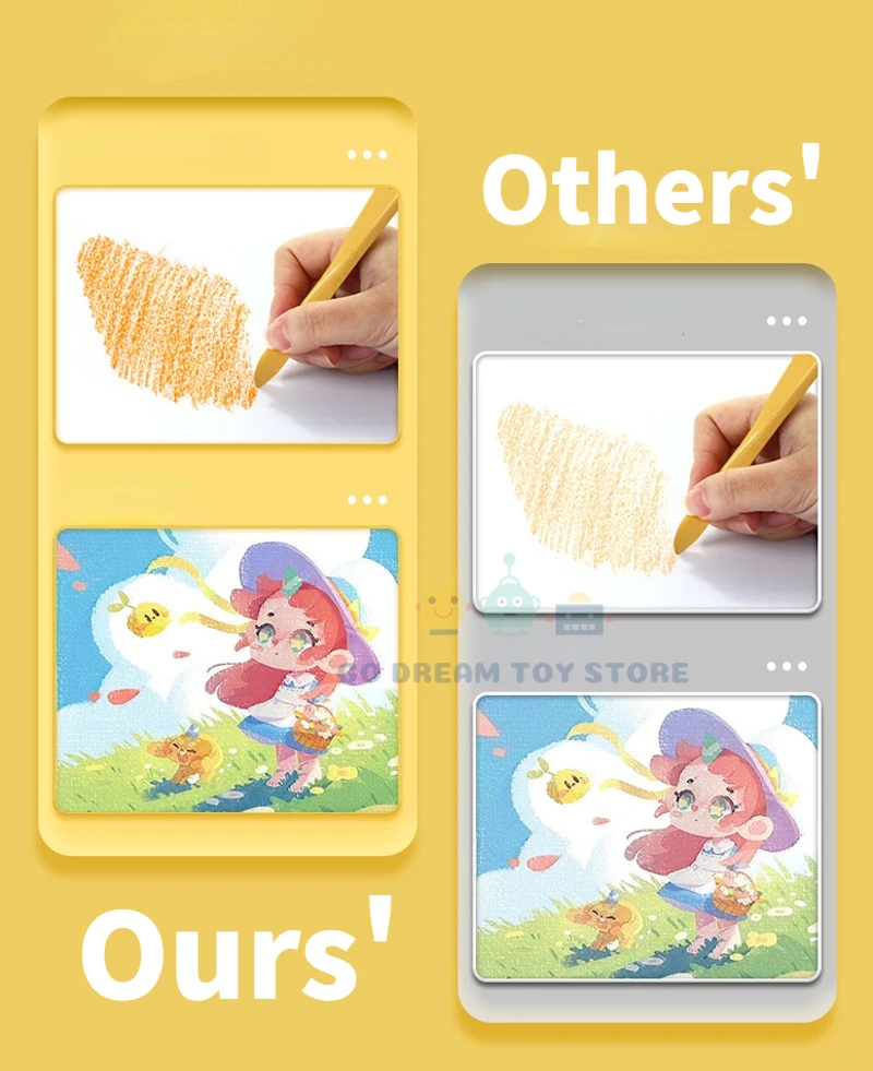 24/12PCS Colorful Crayons Safe Non-Toxic Drawing Toys For Children Graffiti Coloring Pencil Pen Painting Students Stationery 6