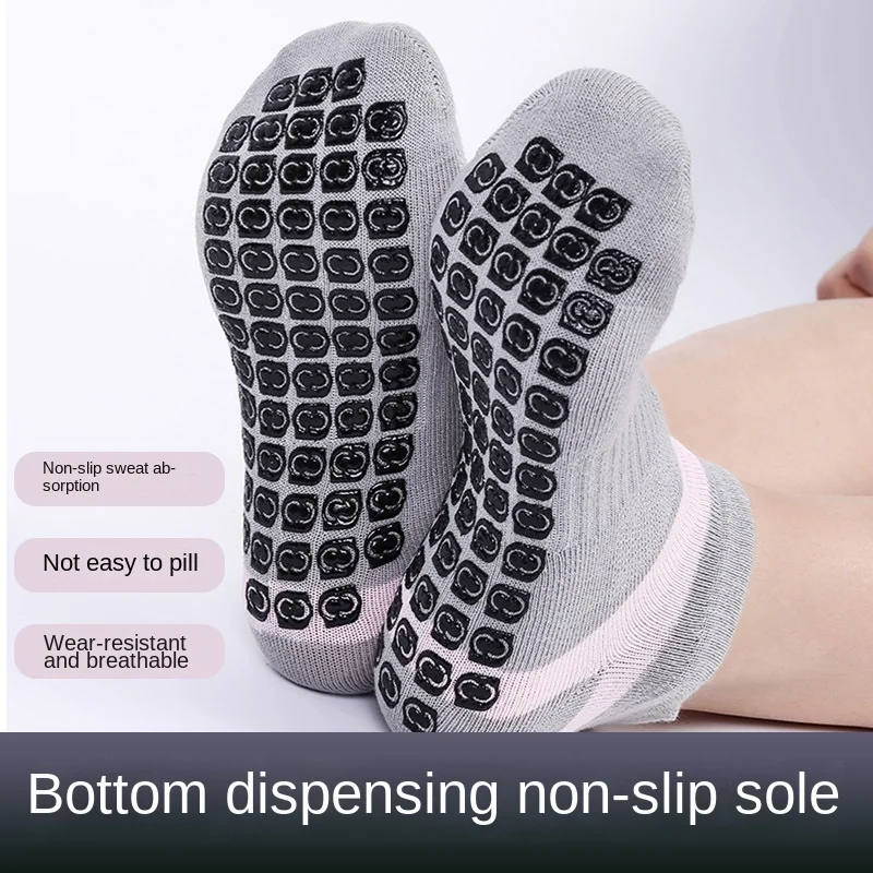 

New Factory Direct Supply Adult Non-slip Yoga Socks Dispensing Ladies Floor Socks Sports and Leisure Five-finger Socks