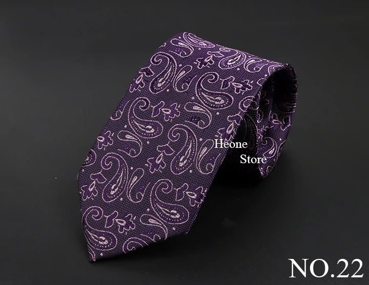 Neue Design Business Paisley Männer Krawatte Rot Blau Grün Lila Dünne Dünne 6 cm Krawatte Luxus Jacquard Hochzeit Party Krawatte zubehör – Detail 23