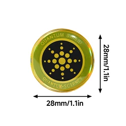 EMF Protection Anti - Radiation Sticker Set - 6 Pack (Gold 1PC)