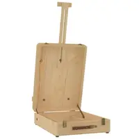 27X43X68 cm Foldable Table Easel Made of Solid Pine Wood, Lightweight and Portable Design, Quick Setup and Tear down - Ideal for Painting Classes and Creative Work on the Go 6