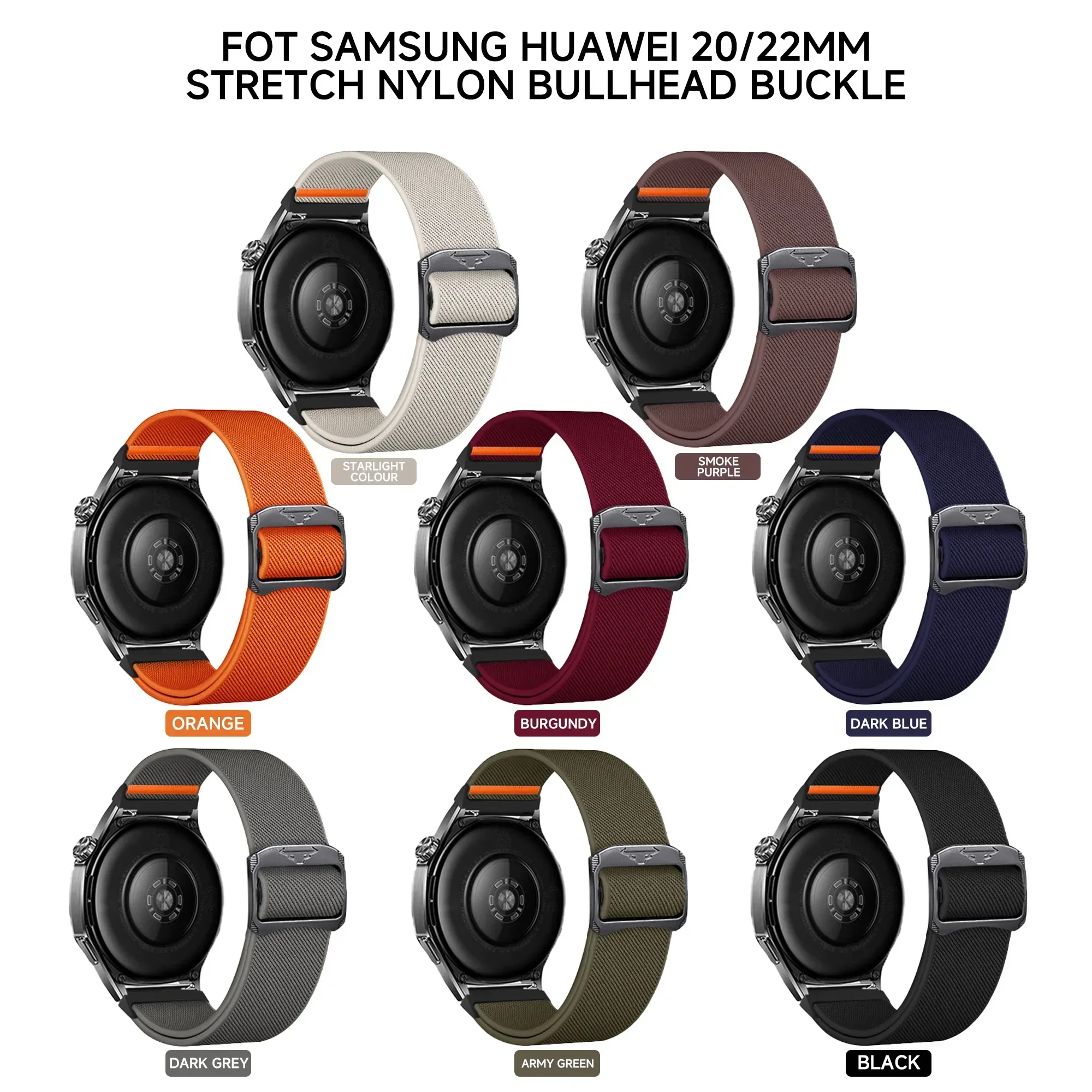Premium 20mm Nylon Loop Band – Versatile Watch Strap Replacement