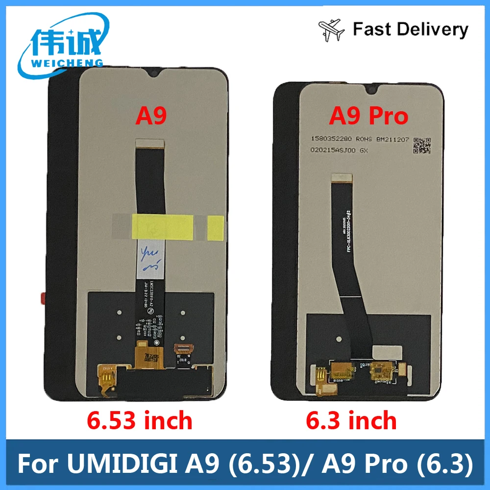 

Original Tested For UMIDIGI A9 Pro LCD Display and Touch Screen Digitizer Assembly Replacement For UMIDIGI A9 LCD Sensor +Tools