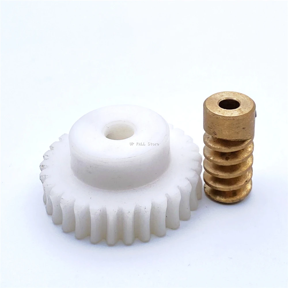 plastic worm gear set cobre worm 120 130 1m 6mm 03