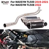 Slip For SYM MAXSYM TL500 TL 500 TL508 TL 508 2019 - 2022 Moto DB Killer Full System Motorcycle Exhaust Escape Front Link Pipe