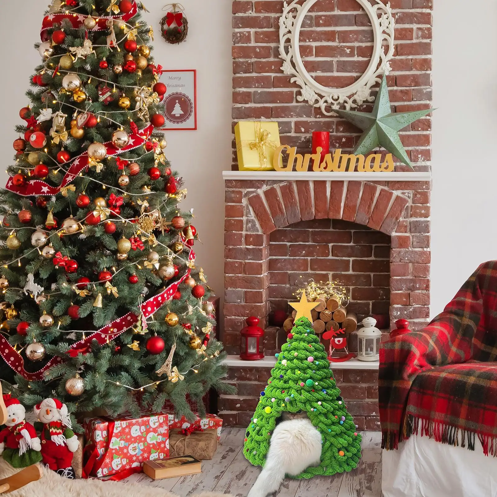 Christmas Tree Cat House Kit image 11