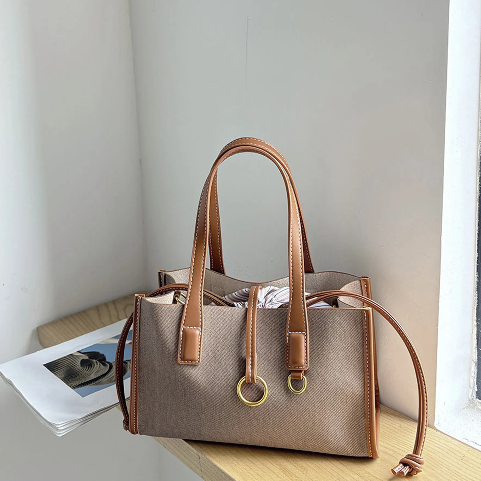 PU Leather Shoulder Bags Casual Underarm Bag Fashion Crossbody Bag for Women Work Shopping Travel Daily