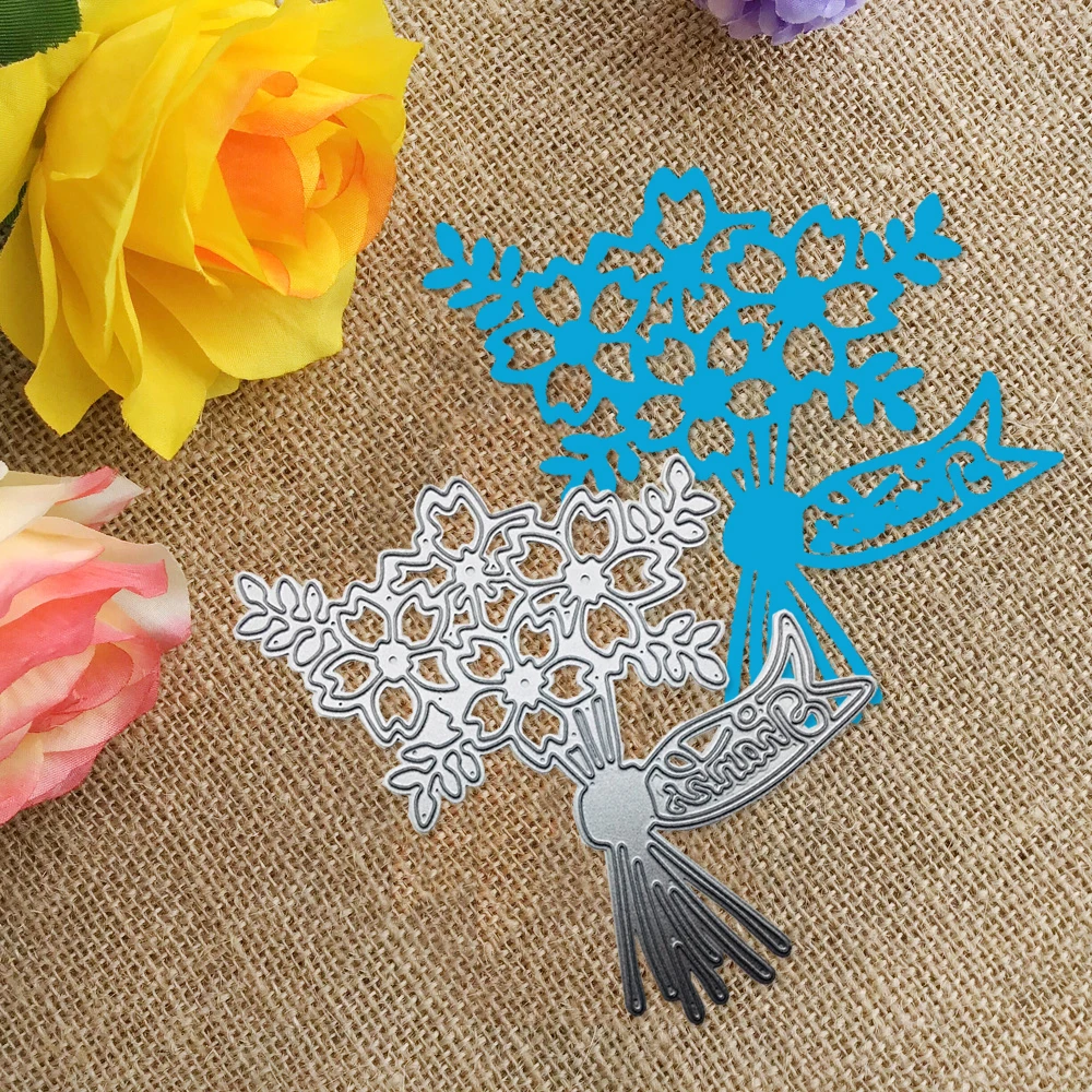 

1Pc Bouquet Craft Metal Cutting Dies Stencil DIY Scrapbooking Embossing Paper Card Cutting Dies New Stamps and Dies Sets