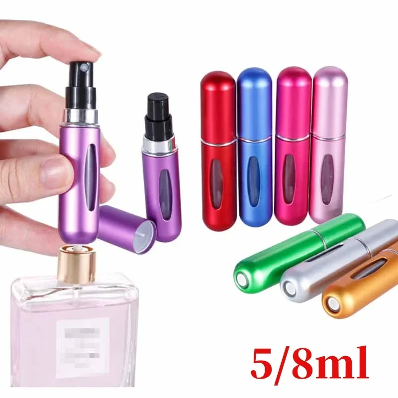 5/8ml Bottom-Filling Pump Perfume Refillable Spray Bottle Mini Portable Empty Cosmetic Containers Atomizer Bottle Travel Stroage glass bottles mini glass bottles mini perfume bottles