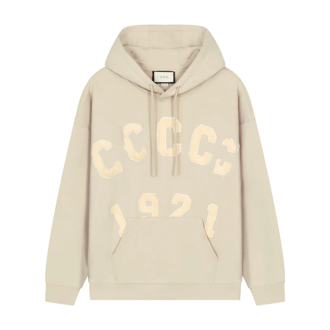 

2023 Autumn And Winter New Towel Embroidery Flocking Hoodie Coat Men's And Women's Casual Fashion Jacket 478