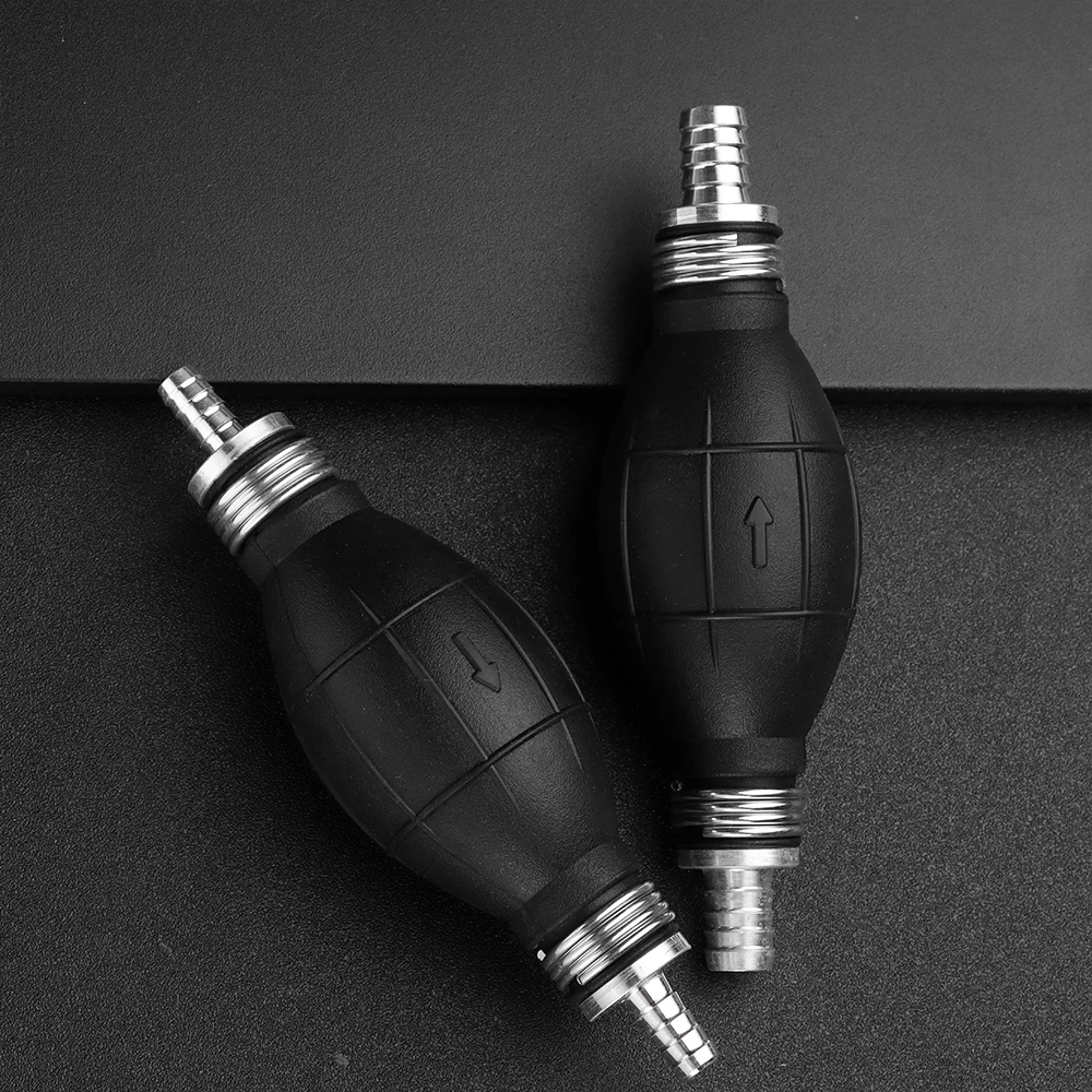 Fuel Pump Transfer Pump 6mm/8mm/10mm/12mm Manual Rubber Aluminum Hand Primer Liquid Transfer