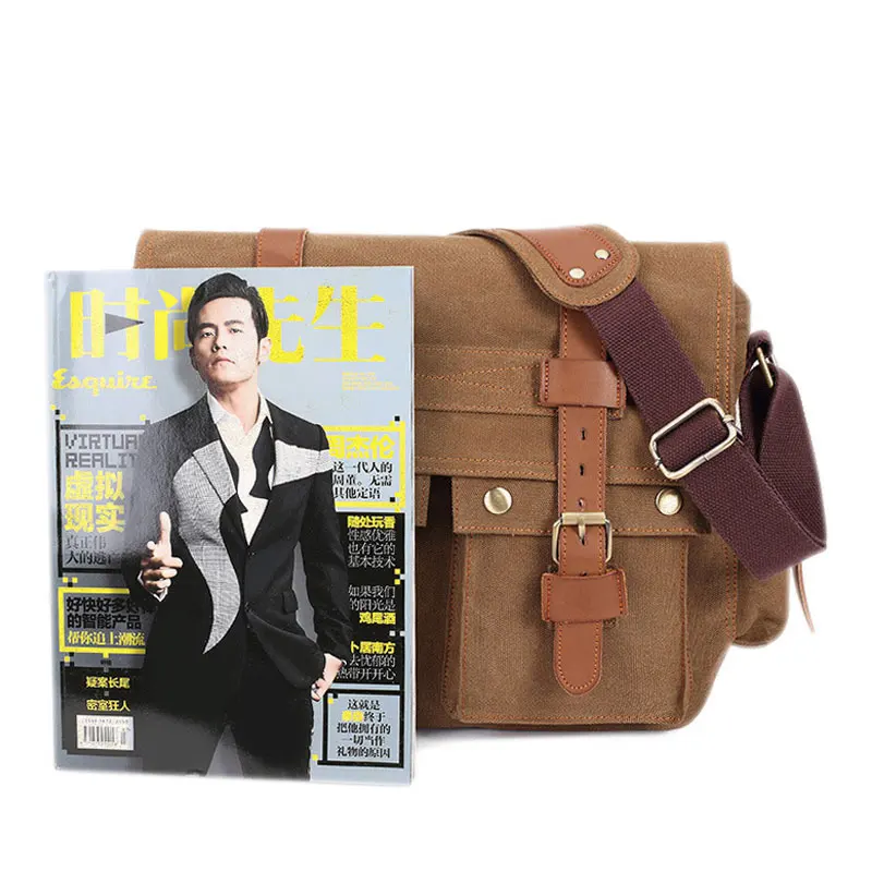 Холщовые сумки на плечо для мужчин