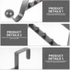 Adjustable Closet Door Hooks Hanger Metal Over The Door Clothes Drying Rack Multi Hanging Storage Hanger with Telescopic Pole 6