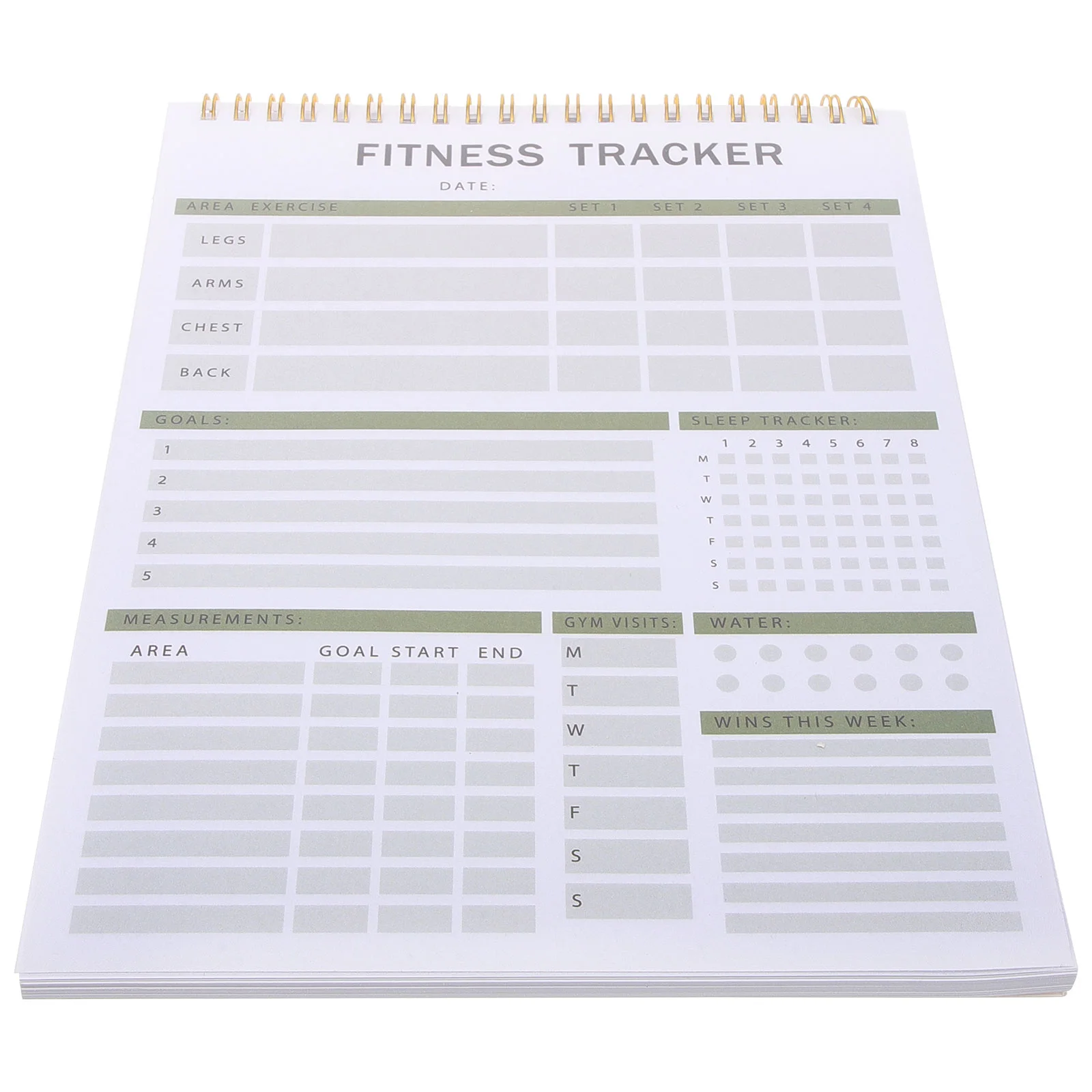 

Fitness Plan Book Agenda Notepad Daily Training Planner Delicate Notebook Pads Exercise Planning Paper Notebooks