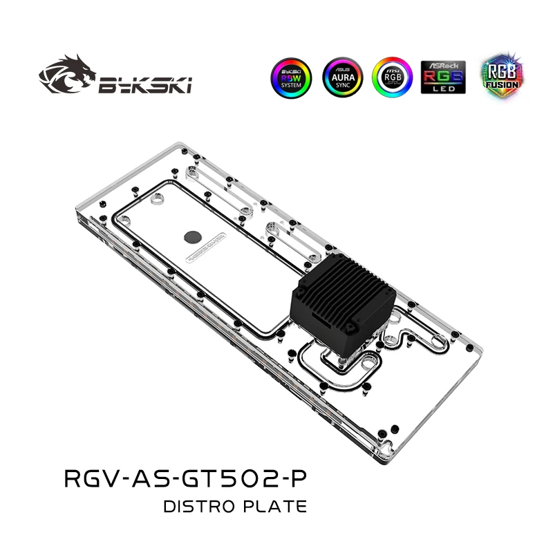 Bykski Rgv-As-Gt502-P Piastra Distro Per Asus Tuf Gt502 Case Waterway Board Reservoir Water Tank Pump Per Pc Cooling Loop Solution
