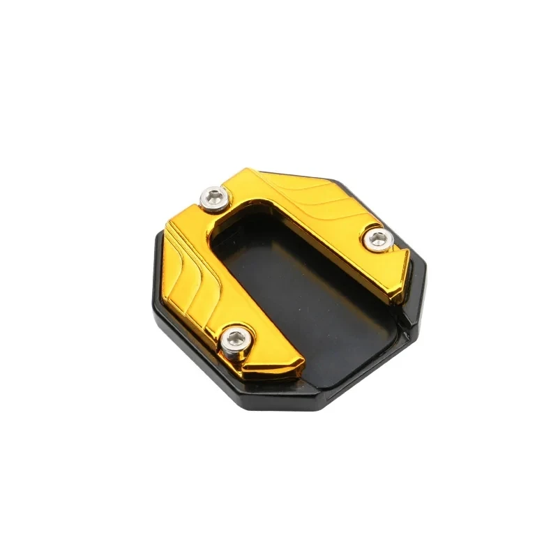 Universal Motorcycle Kickstand Extender - CNC Aluminum Alloy Enlarged Foot Pad Stand