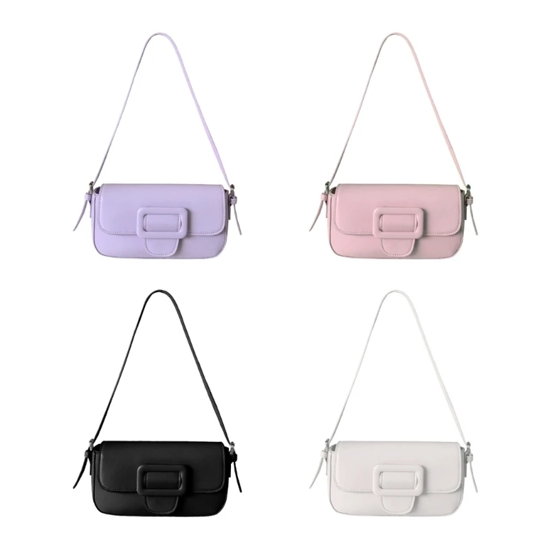 

Women Small Shoulder Handbags Mini Purse Armpit Bag PU Leather Underarm Bags