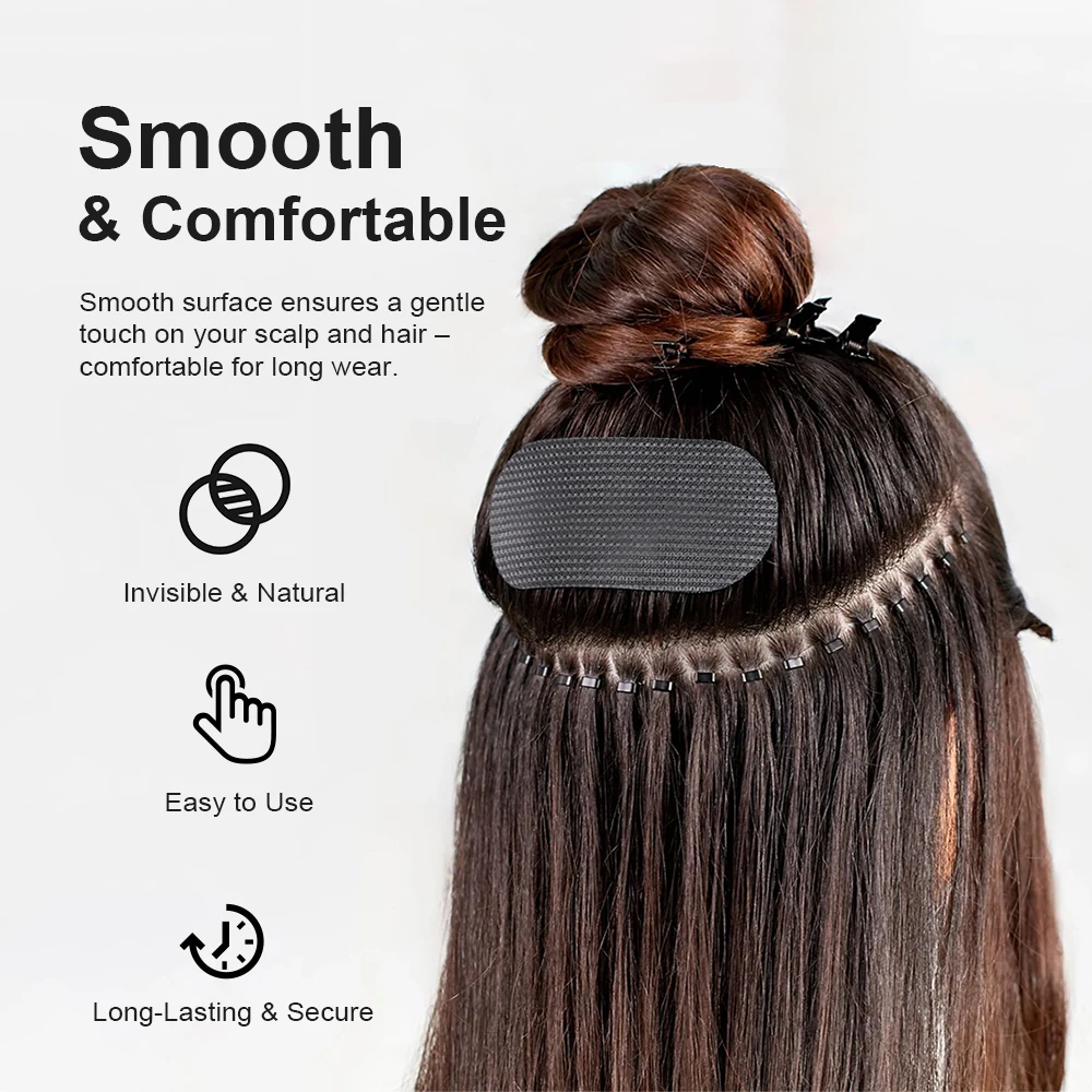 글래머도브 1000개 4mm 실리콘 라이닝 마이크로 링, 헤어 익스텐션 도구 액세서리용 마이크로링크 비즈