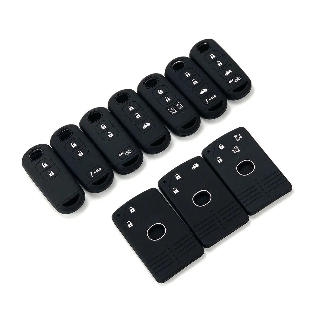 For Mazda 2 3 5 6 8 Cx-3 Cx-4 Cx-5 Cx-7 Cx-8 Cx-9 Cx-30 Speed Miata Mx5 Rx-8 Premacy Fiat 124 Silicone Car Key Protector Cover