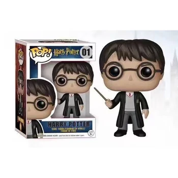 Bandai Harry Potter Ron Hermione Snape Dobby Luna Lord Voldemort Soul Eating Vinyl Action Figure Collection Model Toys Gifts