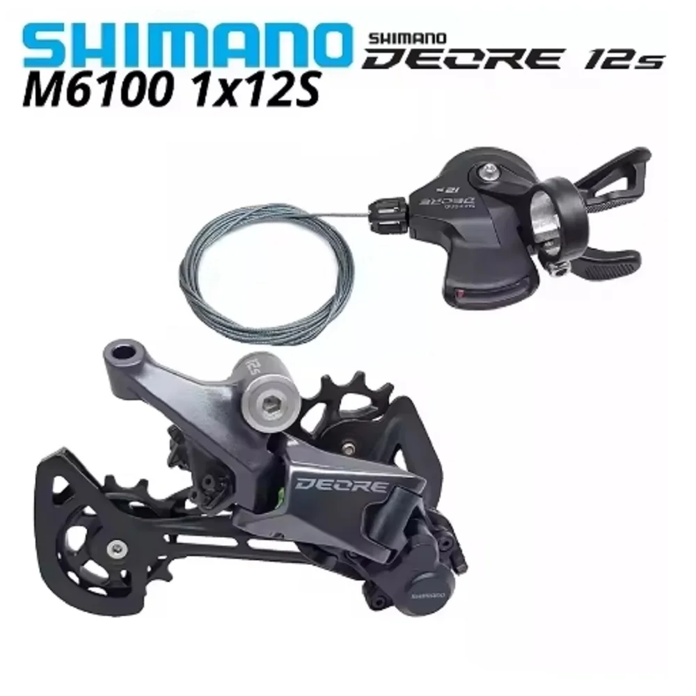 SHIMANO DEORE M6100 12s Groupset SL M6100 SHIFT LEVER RD SGS REAR DERAILLEUR 12 Speed 12V SHIFTER SWTICH Basic M7100 M8100