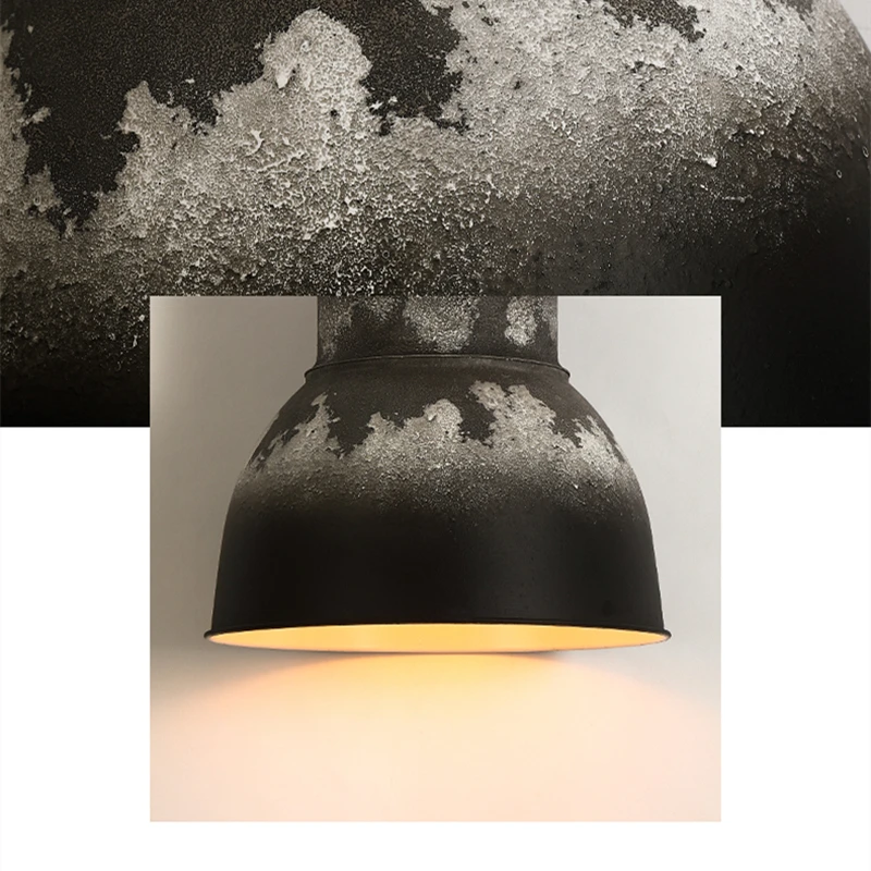 

Japanese retro chandelier restaurant lamp hotel wabi-Sabi wind bedroom lamp designer creative personality surface texture lamp
