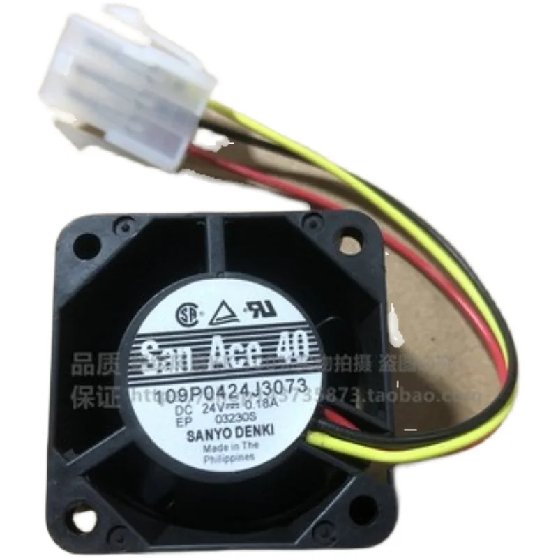 109P0424J3073 DC24V 0.18A 4cm 40mm Fãs Servidor Ventilador de Refrigeração