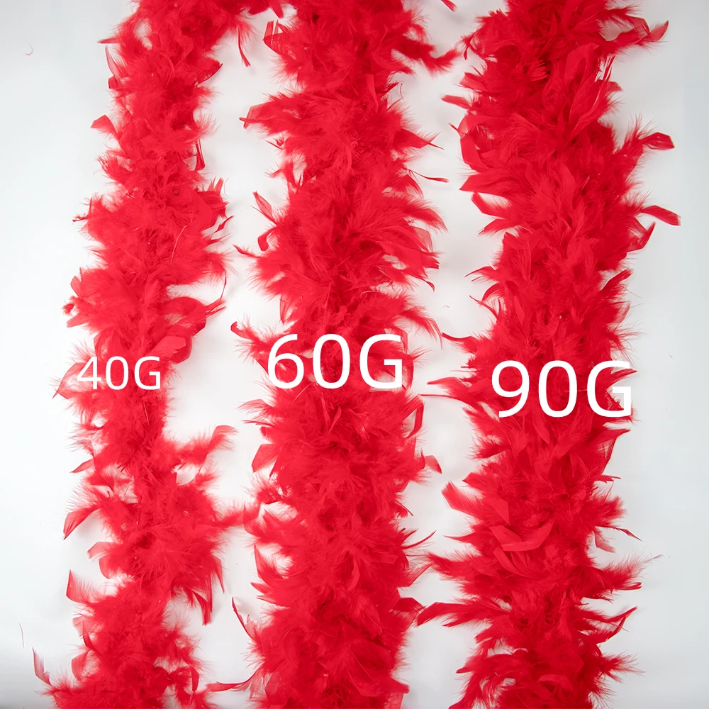 Plume Boa Foulard Accessoire Fluo Boa En Plumes Naturelles FEARAFTS 2m  Plumes De