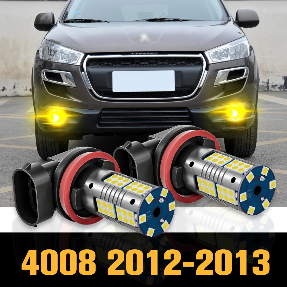 

2pcs Canbus LED Fog Light Lamp Accessories For Peugeot 4008 2012 2013