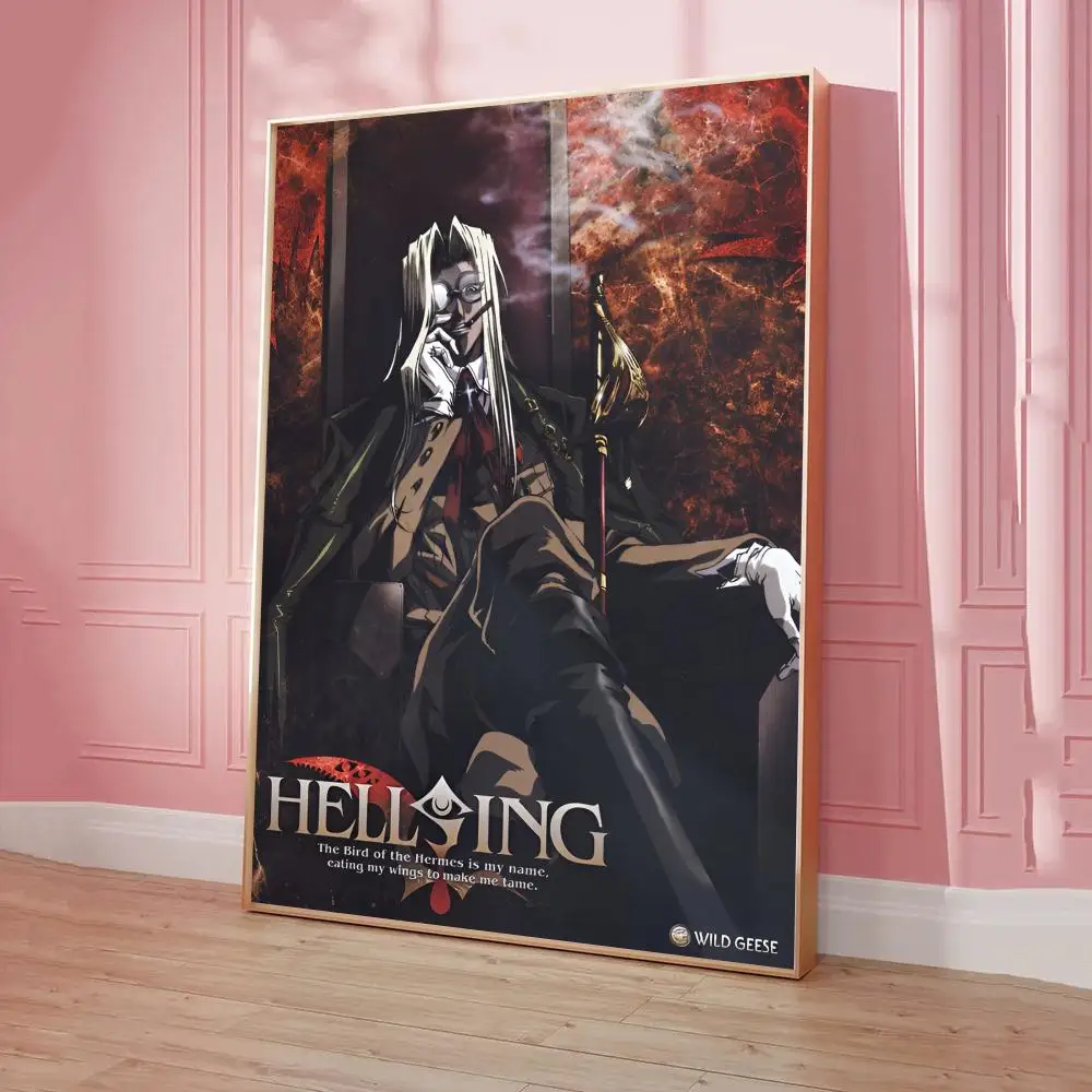 Cartoon Hellsing Poster Classic Vintage Posters HD Quality Wall