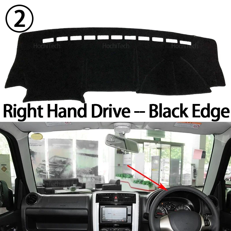 Hohe Qualität Dashboard Abdeckung Bord Anti-Slip Matte Schützen Pad Auto Zubehör Sonnenschirm Teppich Teppich Für Suzuki Jimny 1998-2018 – Detail 10