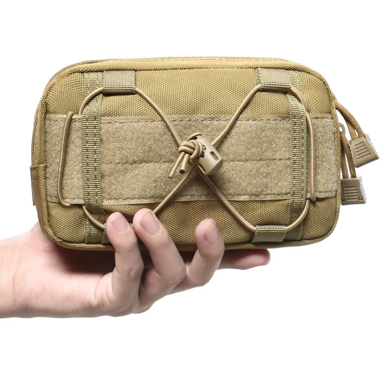 Compact 1000D Nylon Molle Pouch Tactical Admin EDC Gear Utility Pouch Waist Bags for Small Tool Horizontal Modular Organization 2