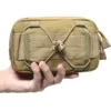 Compact 1000D Nylon Molle Pouch Tactical Admin EDC Gear Utility Pouch Waist Bags for Small Tool Horizontal Modular Organization 2