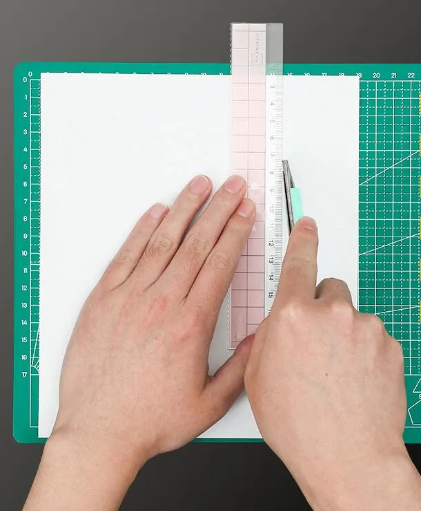 PVC 커팅 매트 작업대 패치워크 컷 패드, 바느질 수동 DIY 나이프, 조각 가죽 커팅 보드, 단면 언더레이, 1 개