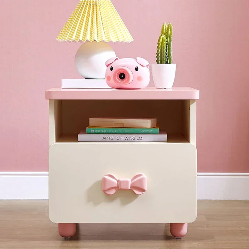 Children Bedside Table Kid Night Table Cabinet Nightstand Nightstand Bedroom Cabecera Lino Cama Gamer Children's Furniture