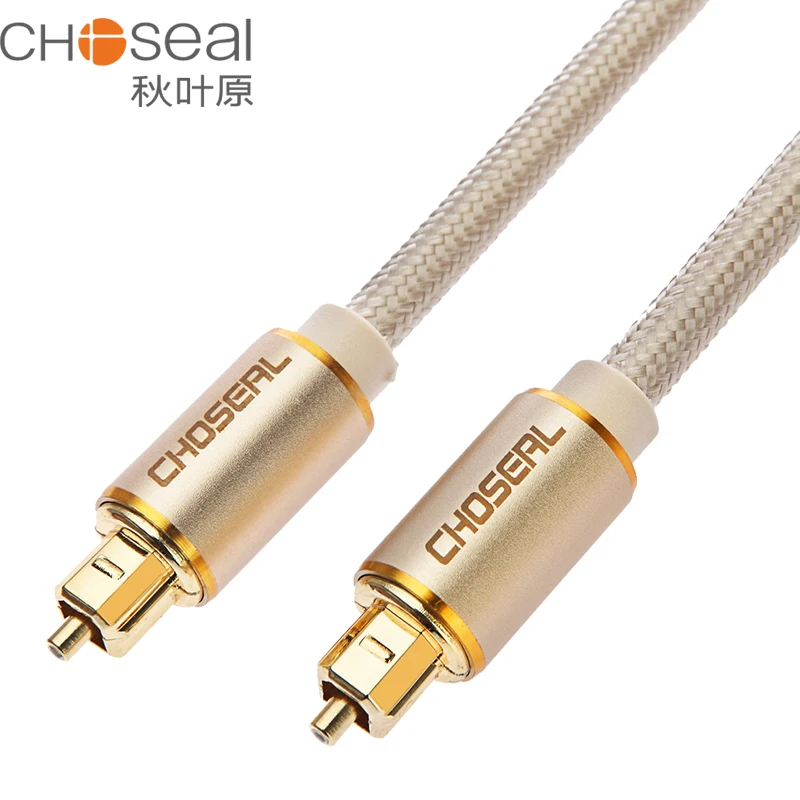 

CHOSEAL Toslink Digital Optical Fiber Audio Cable 1/1.5/2/3M SPDIF Cable for For Blu-ray CD DVD player Xbox 360 PS3 Mini