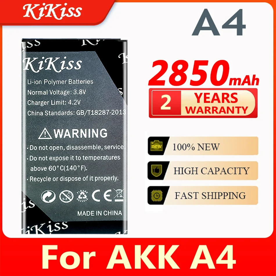 

Аккумуляторная батарея KiKiss 2850 мАч A 4 для AKK A4