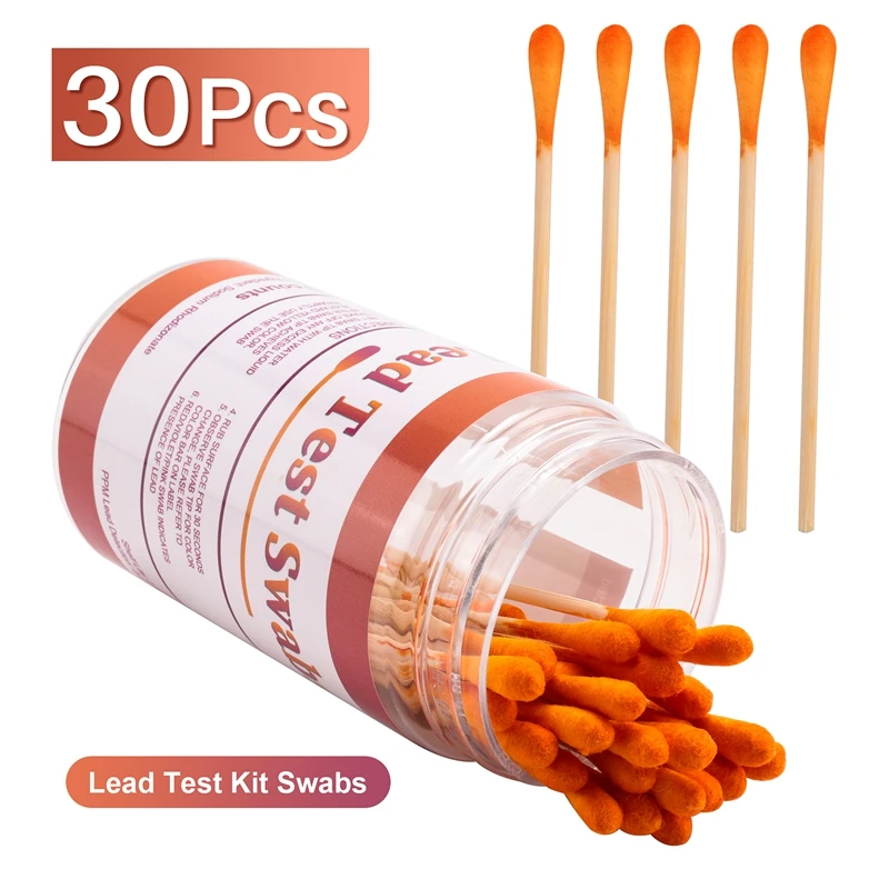 

Lead Test Kit Swabs - Lead Paint Test Kit, Lead Check Swab For Home Use, Test Results In 30 Seconds