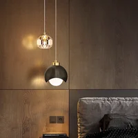 Moderne minimaliste chambre chevet suspension lit principal tête câble lumière minimaliste nordique simple tête petit lustre lustres de plafond suspension luminaire plafonnier luminaires plafonnier applique murale 5